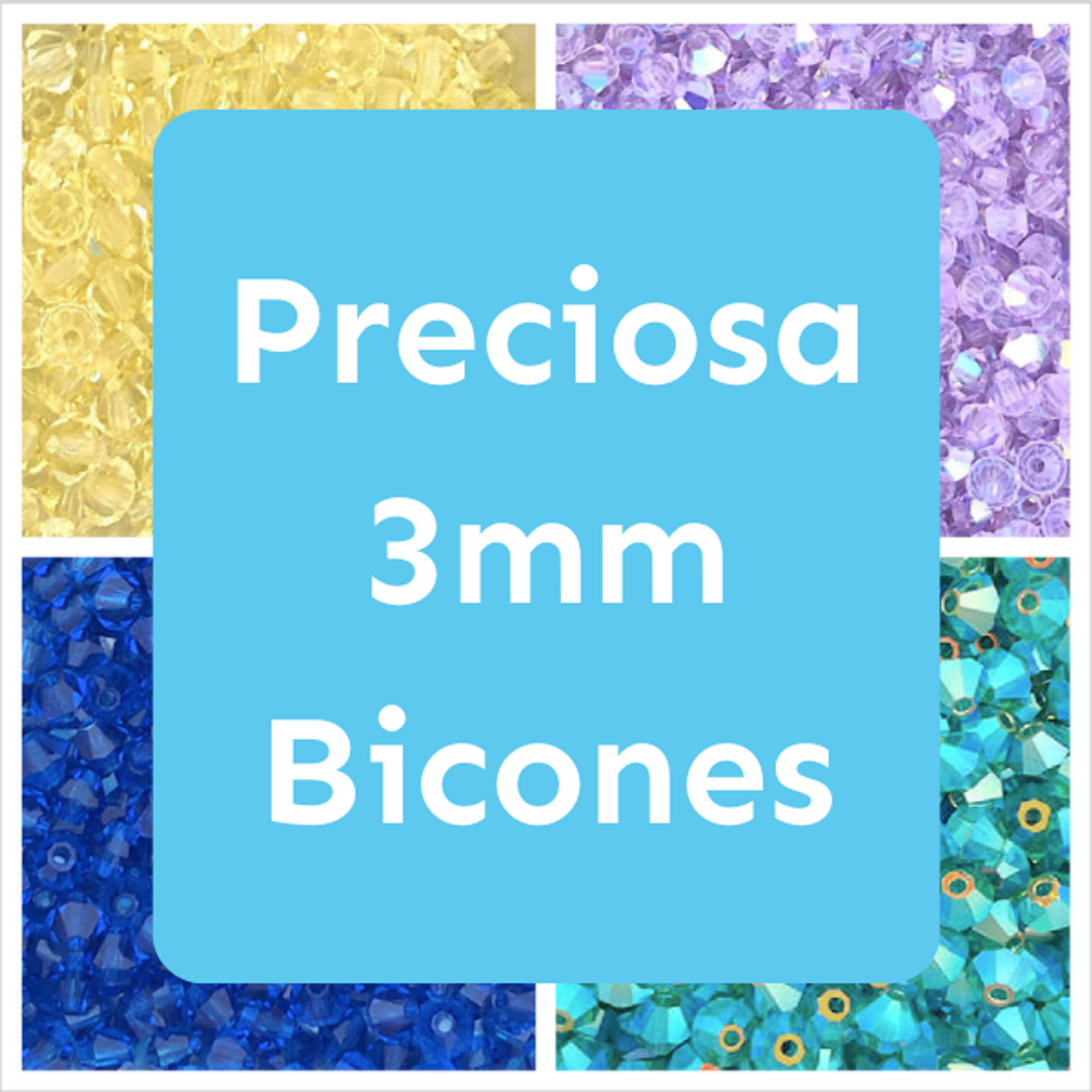 3mm Preciosa Bicones